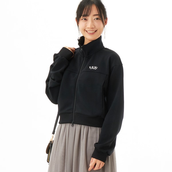 x-girl ジップアップジャケット O/S美品 COMPACT ZIP UP TOP | エックスガール(X-GIRL) | マルイウェブチャネル