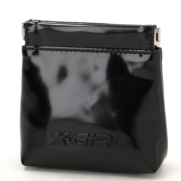 FAUX LEATHER LOGO POUCH | エックスガール(X-GIRL) | マルイウェブ