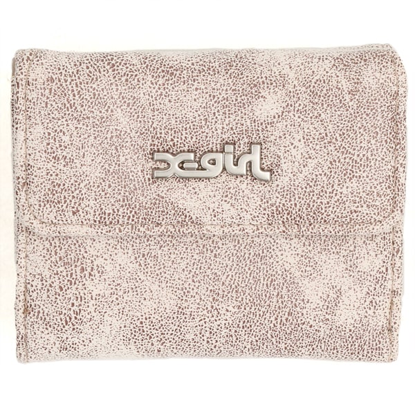 DISTRESSED FAUX LEATHER MINI WALLET