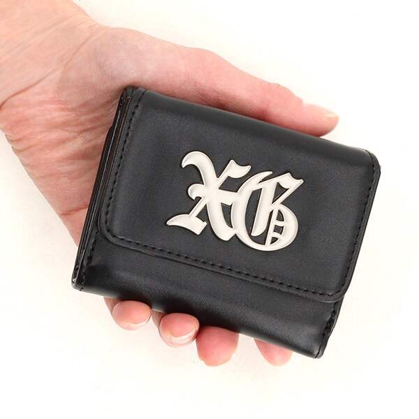 OLDENGLISHLOGOBUCKLEFAUXLEATHERMINIWALLET OLDENGLISHLOGOBUCKLEFAUXLEATHERMINIWALLET