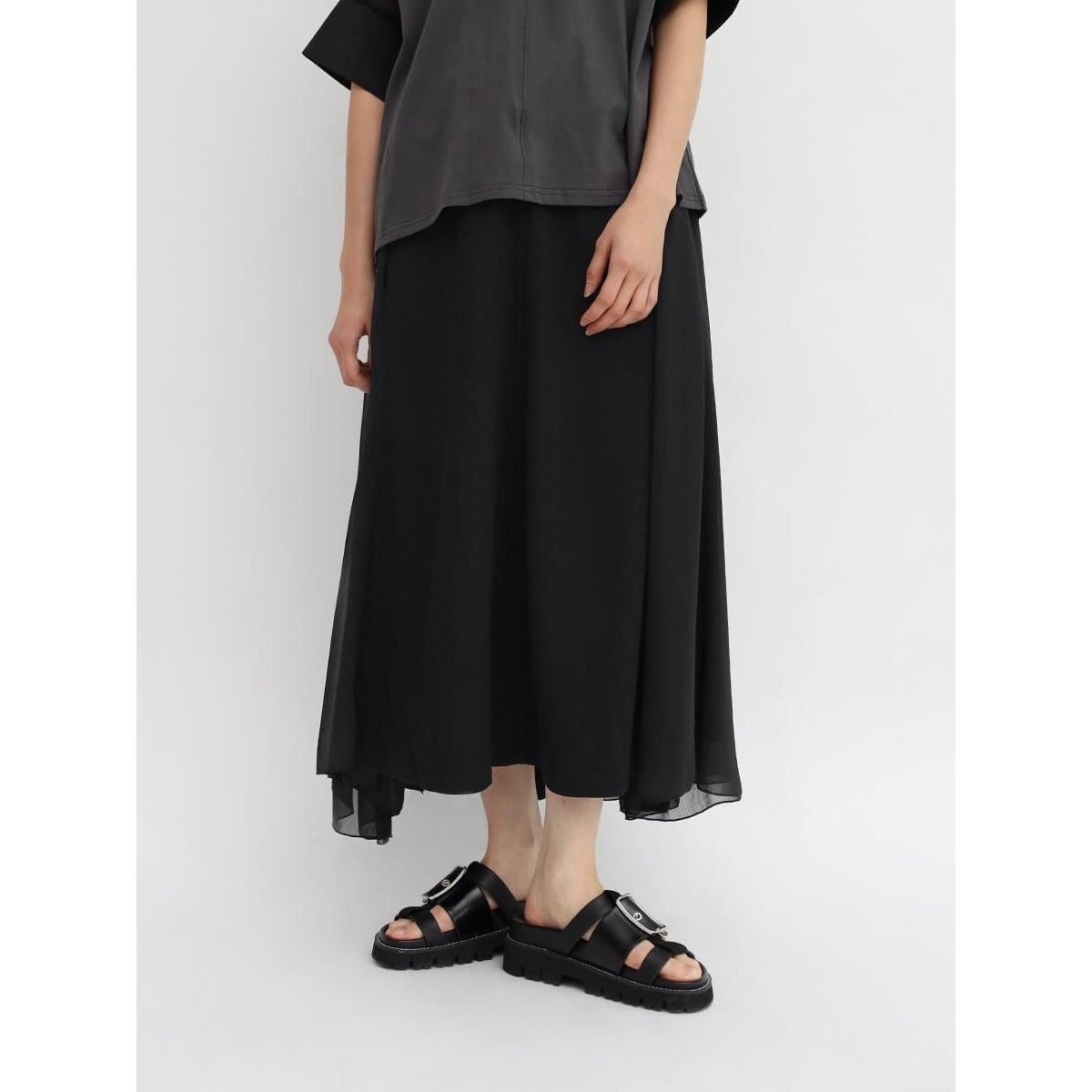 LASUD 新品.*˚‧ サマールシフォンスカート LASUD 新品.*˚‧ サマールシフォンスカート