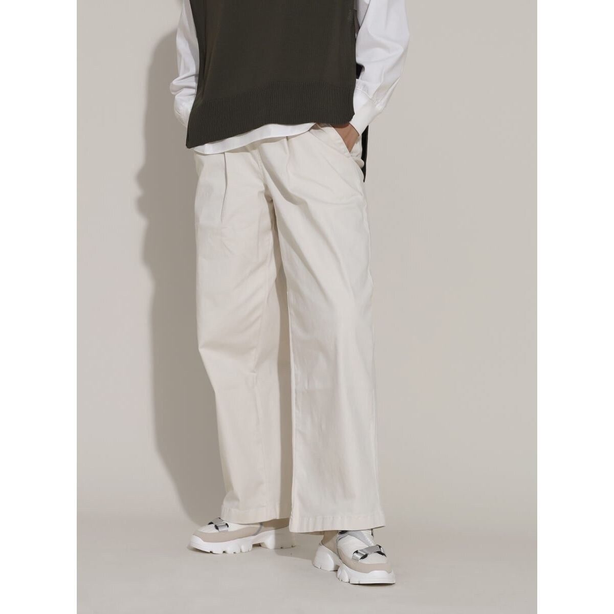 新品　ラシュッド　定価¥1万5000円　ストレッチワイドパンツ　スコットクラブ ストレッチワイドパンツ | ラシュッド(LASUD) | マルイウェブチャネル