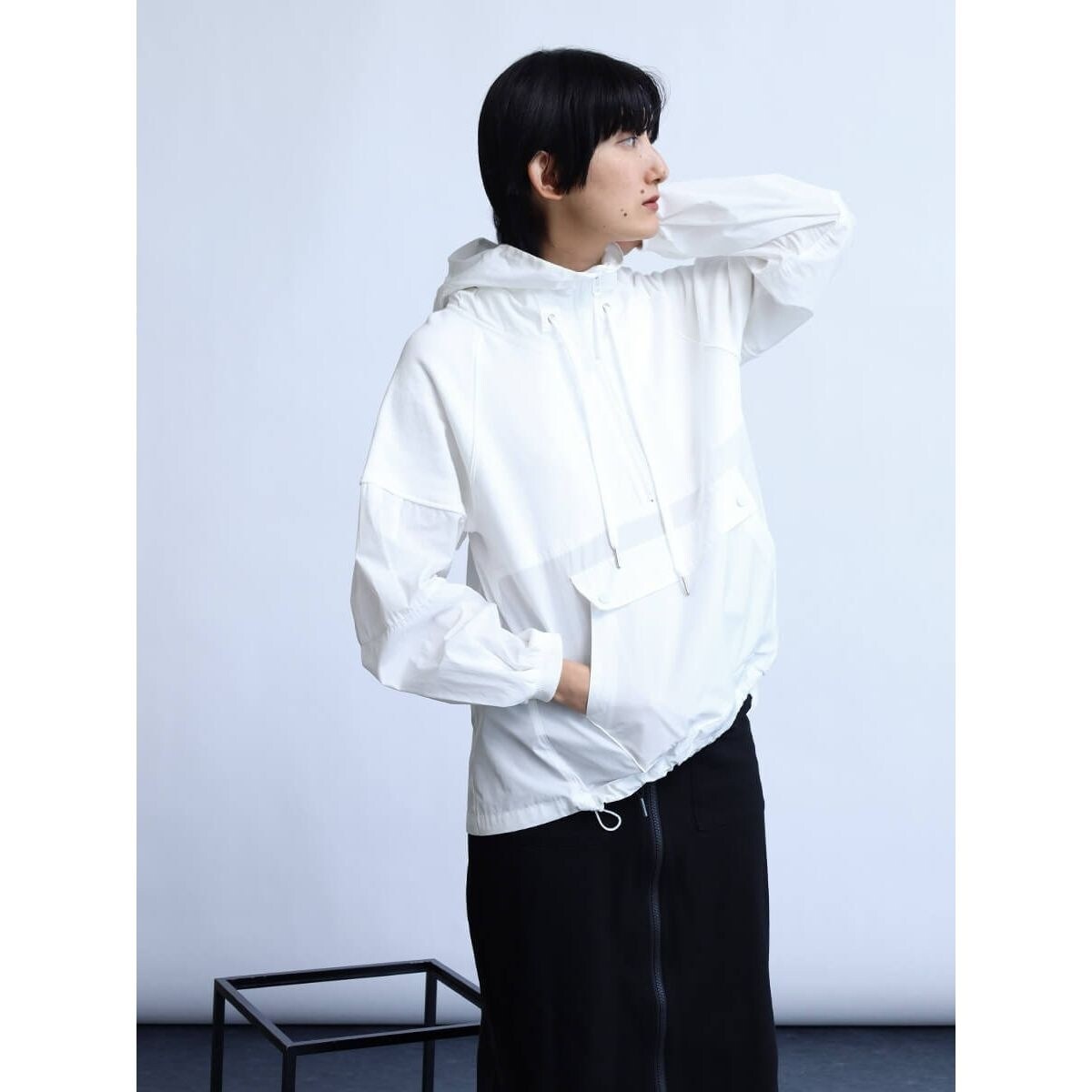 【Hitomi i】ラシュッド LASUD 異素材 アノラック パーカー 異素材アノラックパーカー | ラシュッド(LASUD) | マルイウェブ
