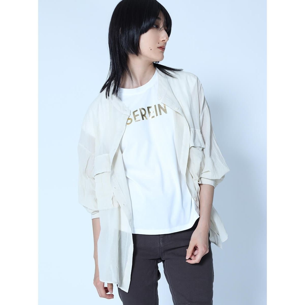 ラシュッド（LASUD）/フラップポケットコットンブラウス フラップポケットコットンブラウス | ラシュッド(LASUD) | マルイ