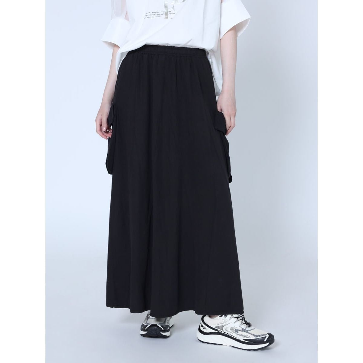 LASUD ミリタリーデザインスカート ポケットデザインミリタリースカート | ラシュッド(LASUD