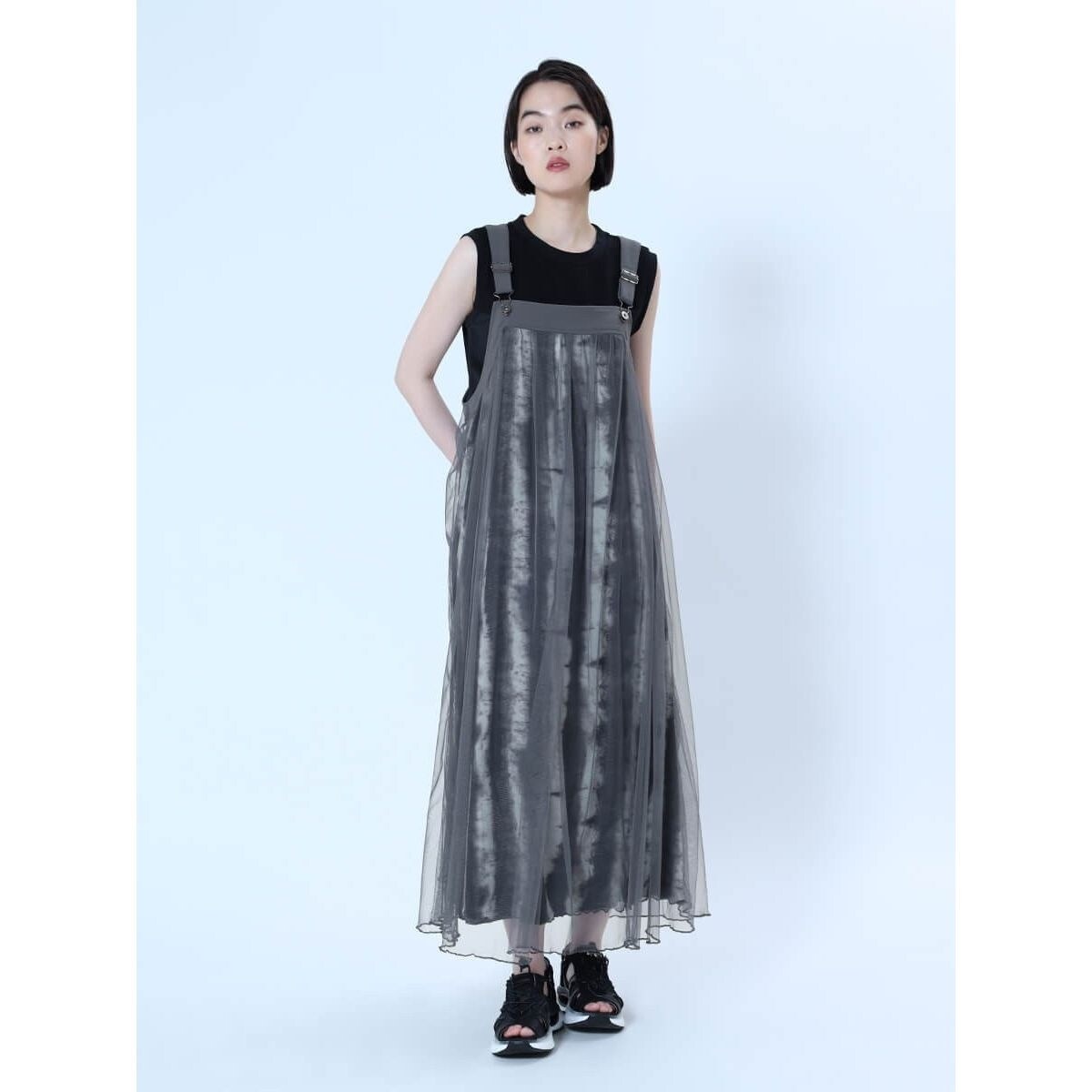 柄レイヤードシアージャンパースカート | ラシュッド(LASUD) | マルイ