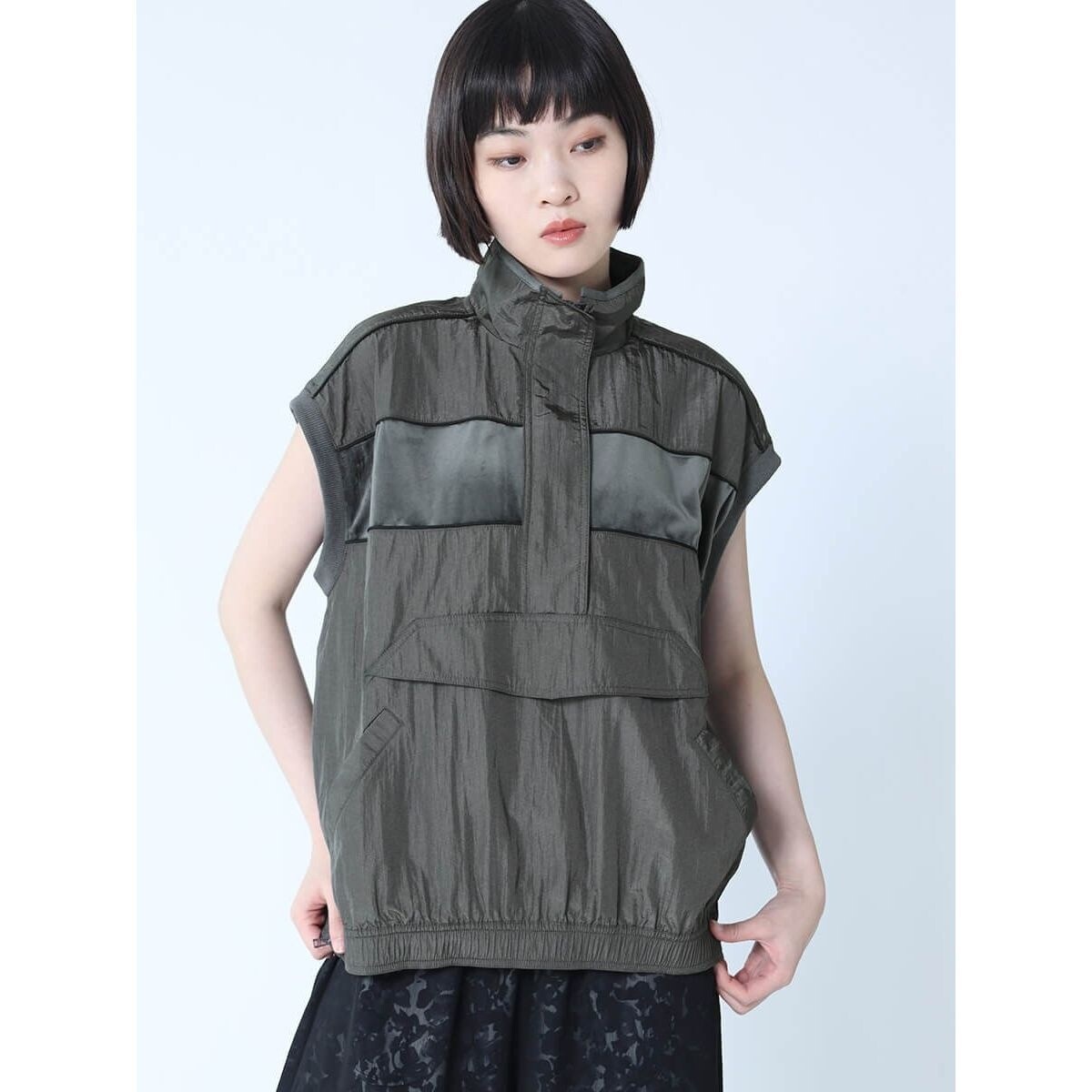 【新品タグ付き】LASUD ベロアドッキングナイロンベスト ブラック ヤマダヤ ベロアドッキングナイロンベスト | ラシュッド(LASUD) | マルイウェブ