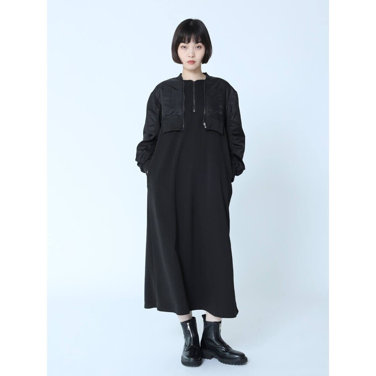 ブルゾンレイヤードワンピース | ラシュッド(LASUD) | マルイウェブ