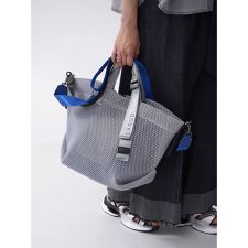 インポーチ付2wayメッシュトートバッグ