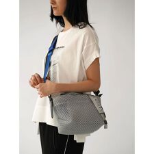 インポーチ付きメッシュ2wayミニバッグ