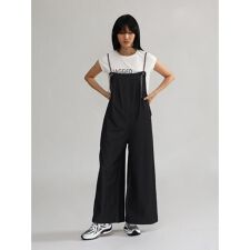 フロントタックワイドサロペット