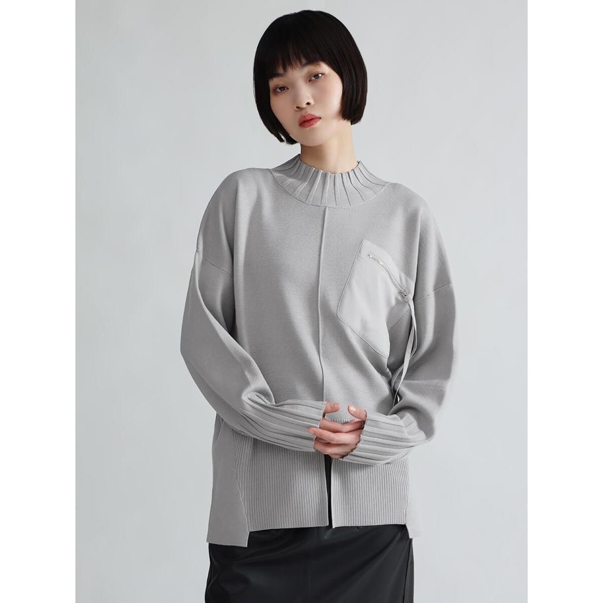 ケミカルウォッシュストライプロゴニット | ラディエイト(RADIATE