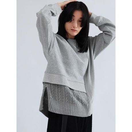 [^ԁF001203544]ّfރhbLOꂽvI[o[VœׁBTƂ100fނƁA_炩ȃjbgfނ킹ꖇBjbg̓P[u҂݂łȂꊴ̂fUC̃ANZgɁBfUC̍ACeŁAVvȃ{gXƑ悭ȂACeBfC[̃R[fBl[gɏ_炩ȈۂvXgbvXłBfF167cmBe摜́A̓₨g̃j^[ݒȀƖɂۂ̏iƐFقȂꍇ܂BԎɋ߂F͐n摜ł܂B9icmj:66:62:52.5:84g:58