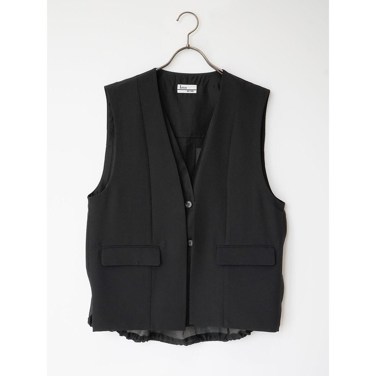 新品！Vin ジャガードダブルジップジレ ブラック　ヤマダヤ　スコットクラブ yohji yamamoto - pour homme | 肩バックル付2BSJKT / ジャケット