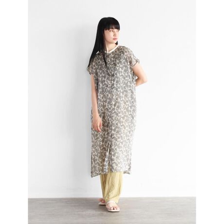 ペイズリーストライプシアーワンピース | ラディエイト(RADIATE  