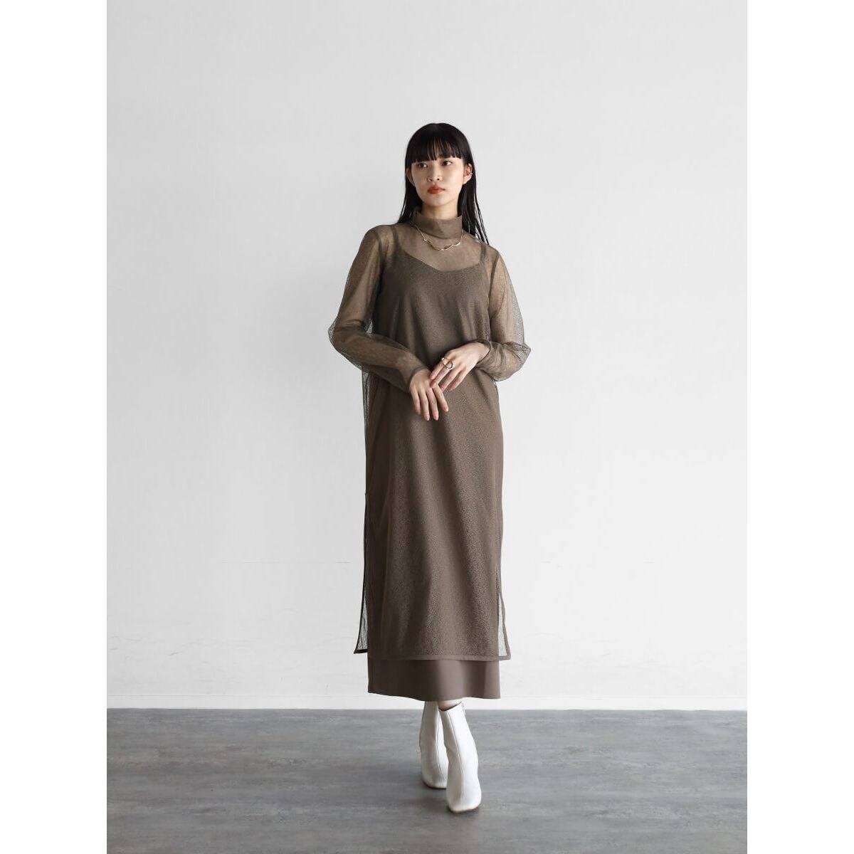 スコット系RADIATE☆新品シアーワンピース