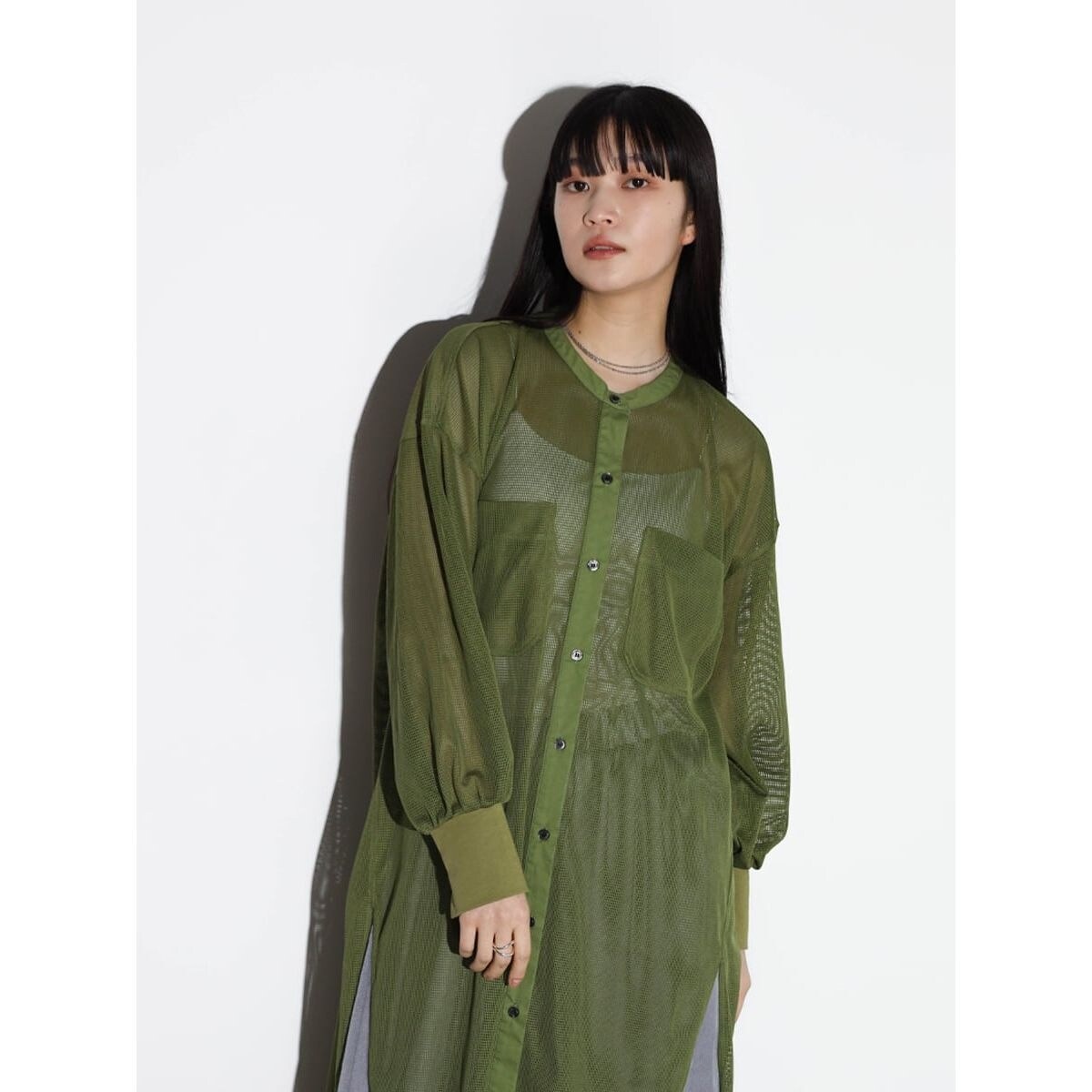 セール 50%OFF】ラディエイト RADIATE 袖スリットメッシュロング