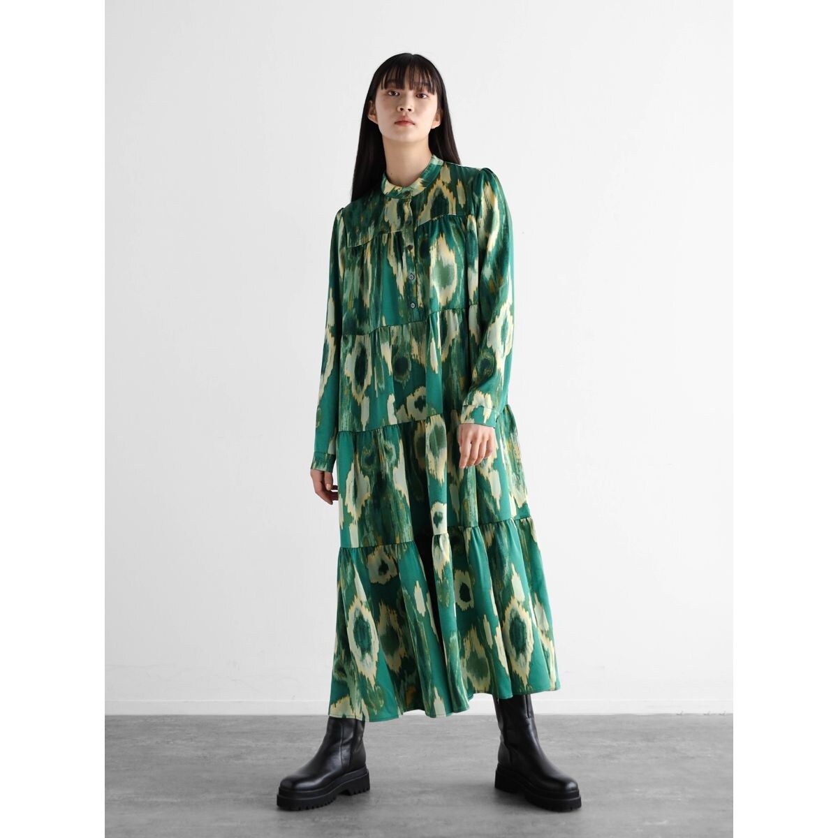 アートペイントティアードワンピース | ラディエイト(RADIATE