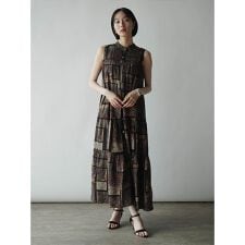 エスニックプリントノースリーブワンピース
