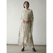 和モダンペイントシアーワンピース