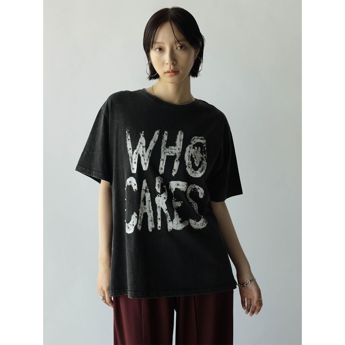 シークインロゴカットソー 新品未使用 ラシュッド vin ヤマダヤ ヤマダヤ ストア(YAMADAYA STORE) レディース Tシャツ