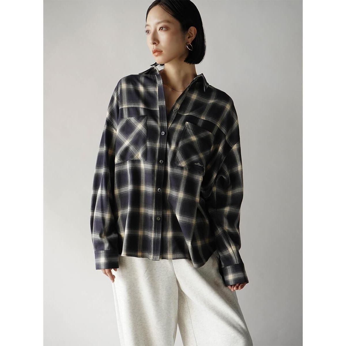 RADIATE 、ヤマダヤ、 ネイビー シフォン トップス RADIATE 、ヤマダヤ、 ネイビー シフォン トップス RADIATEの