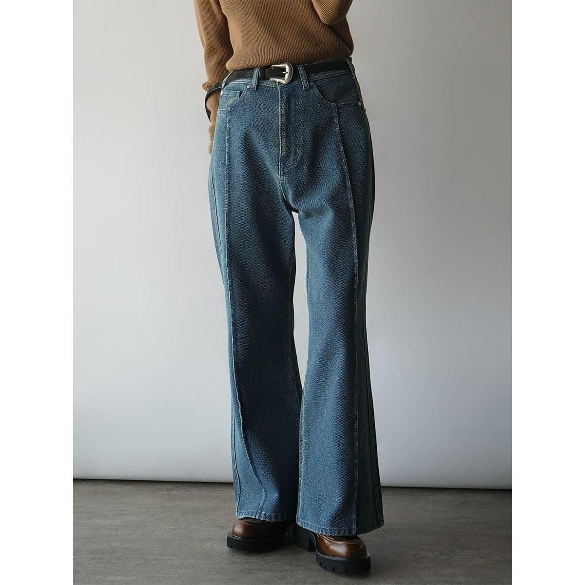 れいぞう子★【新品】CLOVE デニムワイドストレートパンツ ヤマダヤ imgrc0104467239.jpg