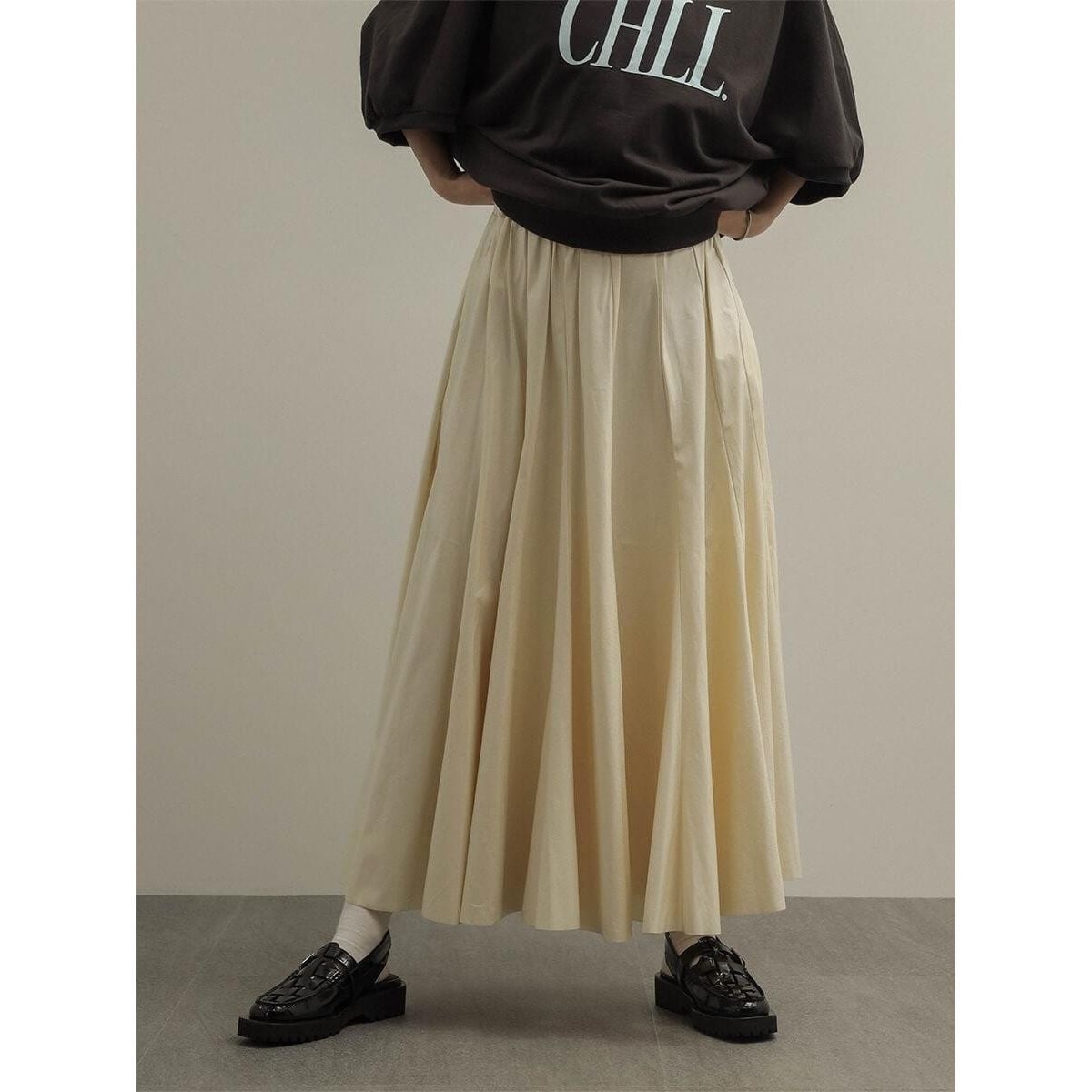 定価19500円◆新品タグ付き◆ヤマダヤ◆ パネルデザインヘムラインスカート ヤマダヤ ストア(YAMADAYA STORE) レディース スカート の一覧 （2