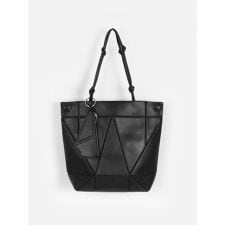 パネルデザインメッシュライニングトート