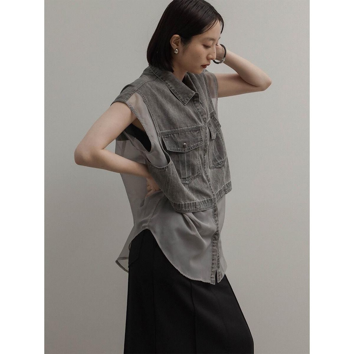 定価19500円◆新品タグ付き◆ヤマダヤ◆ソフトローンジレ　ベスト ヤマダヤ ストア(YAMADAYA STORE) レディース ベスト・ジレ の一覧