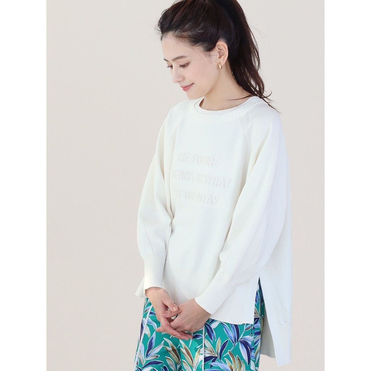 ポポ 13000円新品♡スコットクラブ購入 セットアップ♡ニット SCOT CLUB（ニット/セーター）のフリマアイテム一覧