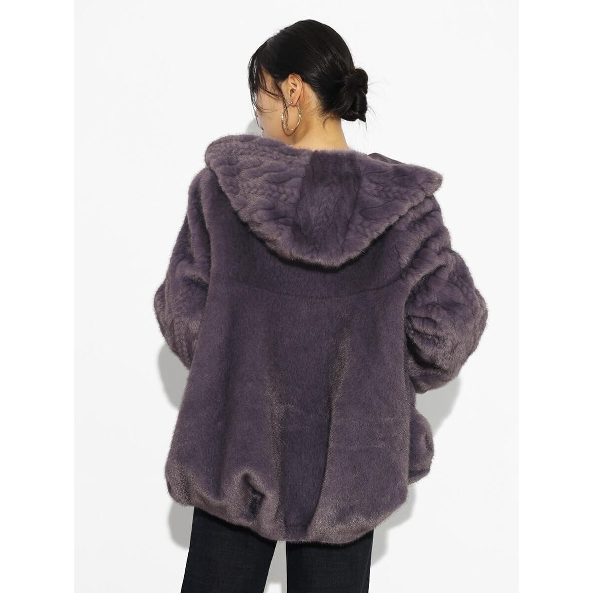 ケーブルデザインフェイクファーブルゾン | スコットクラブ(SCOTCLUB