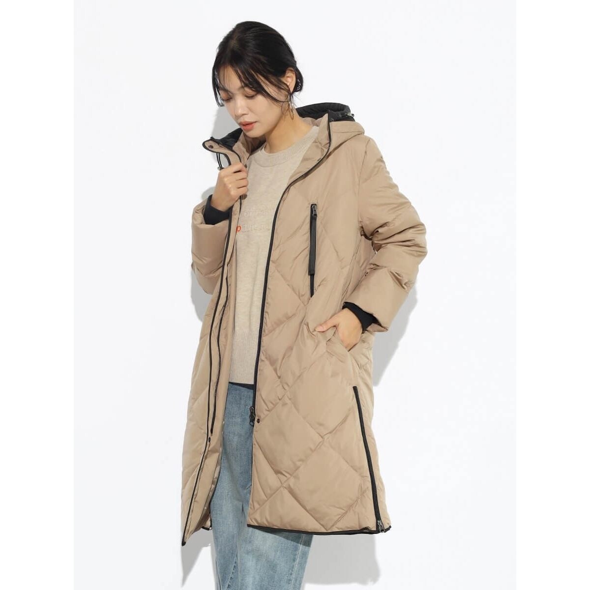 バイカラーロングダウンコート | スコットクラブ(SCOTCLUB) | マルイ