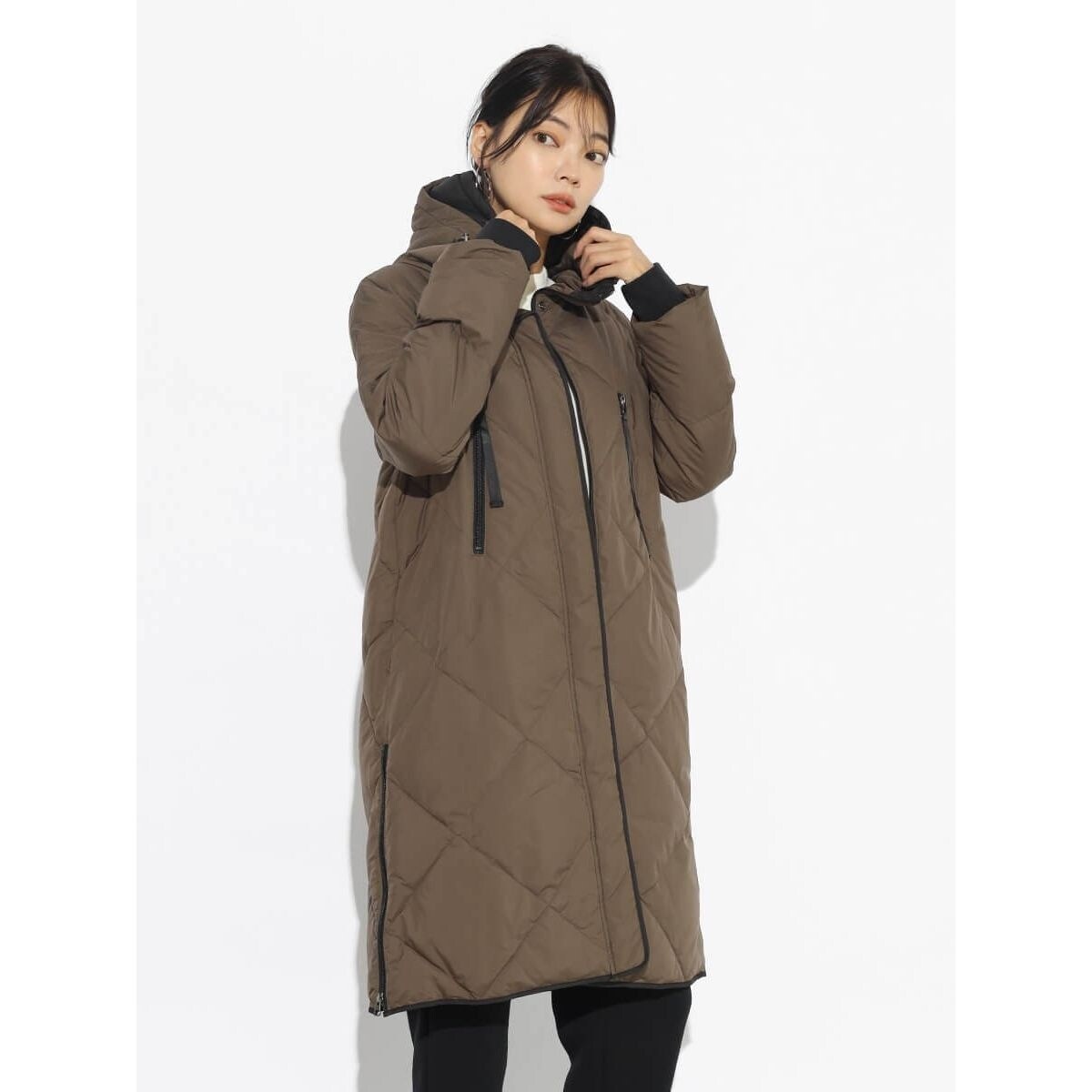 バイカラーロングダウンコート | スコットクラブ(SCOTCLUB) | マルイ