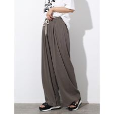 スコットクラブ(SCOTCLUB)のアクセントロゴ刺繍ワイドパンツ