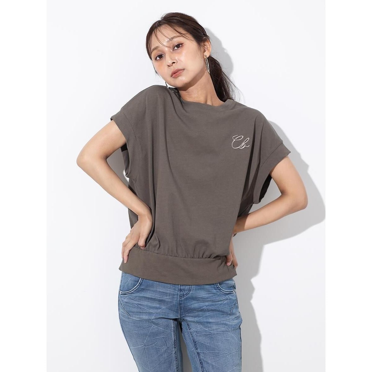 新品　ラシュッド　カットソー　Tシャツ 日本製　ヤマダヤ　ブラック LASUDのトップスの商品一覧｜ファッション通販のYAMADAYA STORE