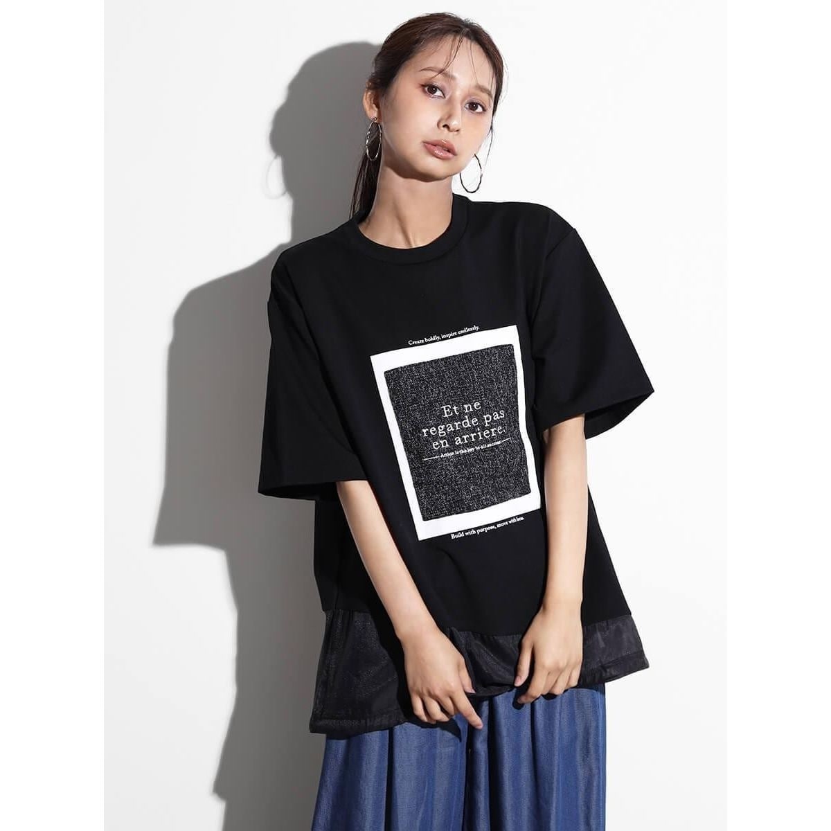 新品　ラシュッド　カットソー　Tシャツ 日本製　ヤマダヤ　ブラック オンラインスタッフが選ぶ、3ブランドの今季おすすめカットソー
