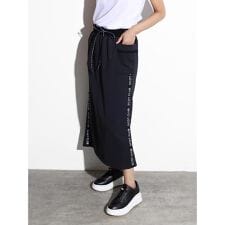 ロゴラインボンディングスカート