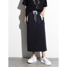 配色ラインタイトスカート