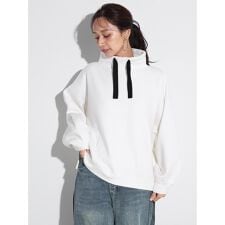 ボトルネックワイドニットプルオーバー