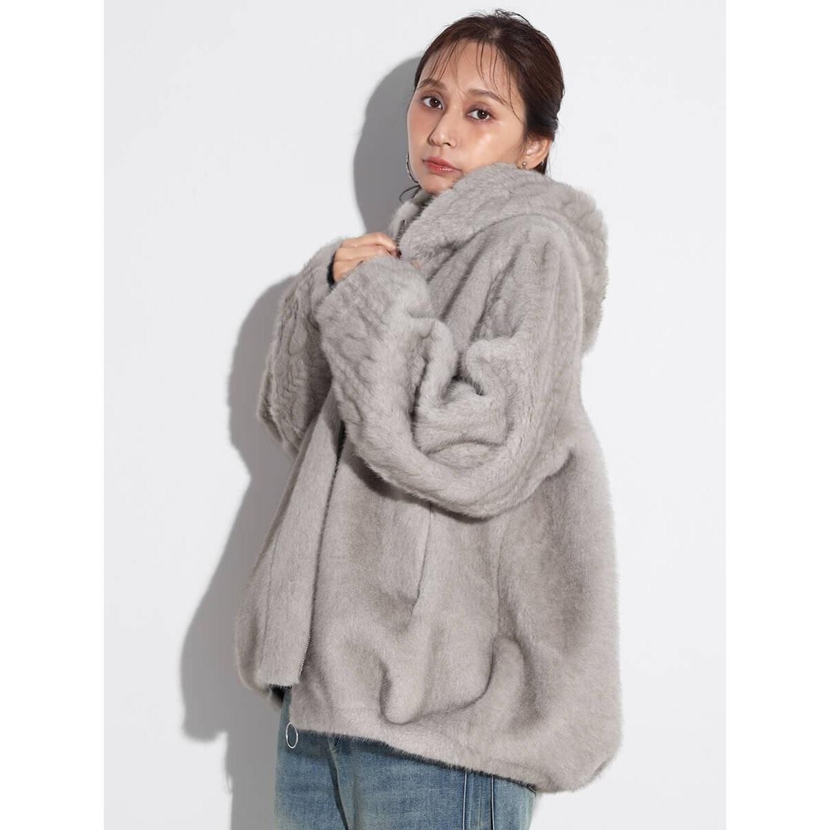 完売 IENA TISSAVEL ファーブルゾン グレー 36サイズ TISSAVEL ファーブルゾン | イエナ(IENA) | マルイウェブチャネル