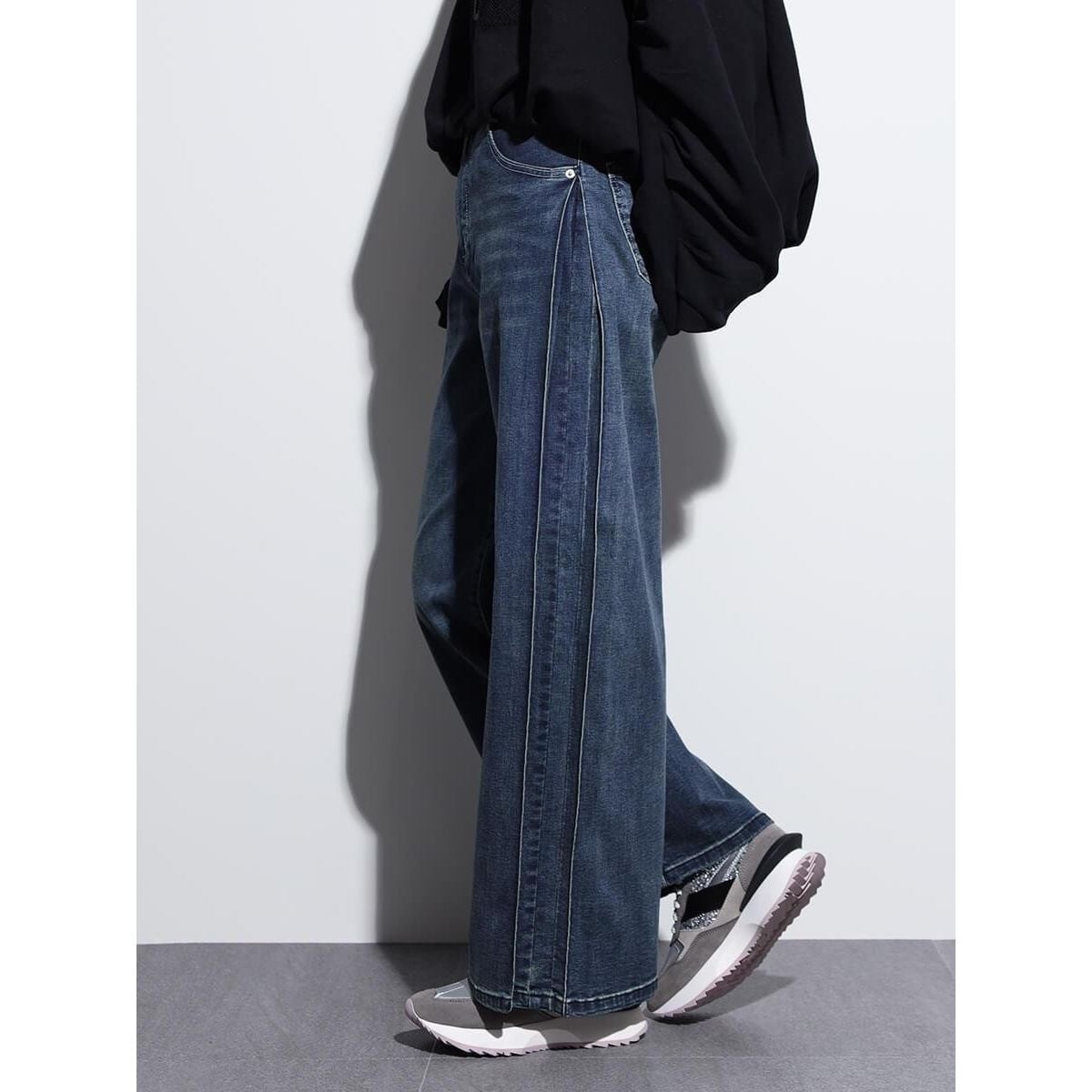 サイドタックウォッシュドストレッチデニム | スコットクラブ(SCOTCLUB