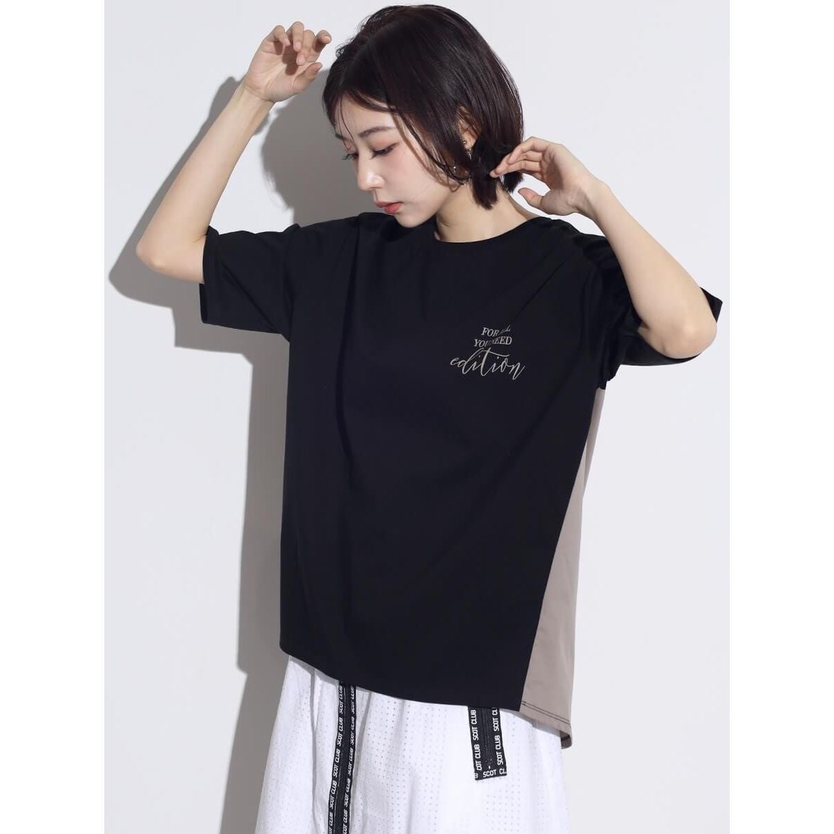 美品◆スコットクラブ◆シャツドッキングデザインスエット SCOT CLUB - 美品◇スコットクラブ◇シャツドッキングデザインスエット