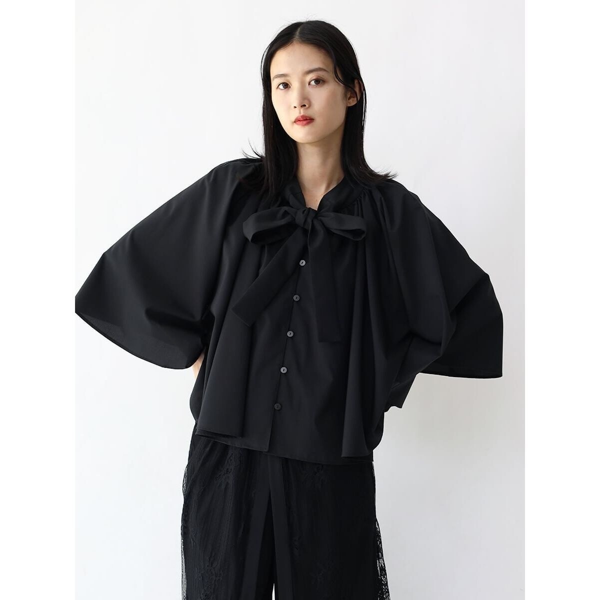 レジル（resil）/フレアスリーブボウタイブラウス フレアスリーブボウタイブラウス | レジル(resil) | マルイウェブチャネル