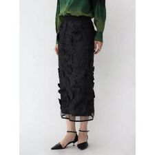 3Dレースナロースカート