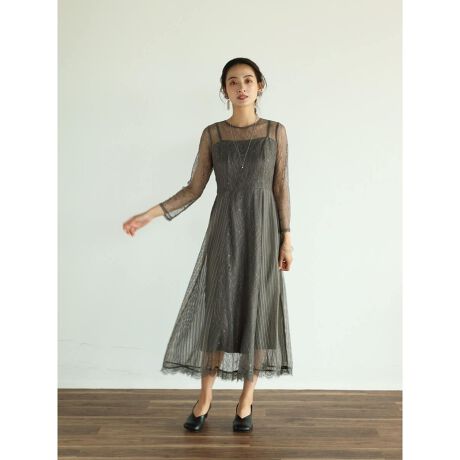 Rire Fete バックレースアップドレス 手っ取り早い 売買された 