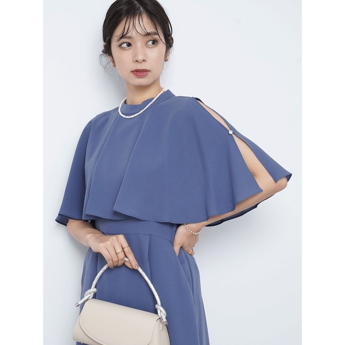 今期新品　Rire Fete フリルショルダーカットオールインワン　ワンピース フリルショルダーカットオールインワン | リルフェテ(Rire fete