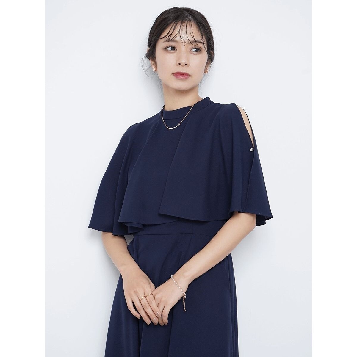 今期新品　Rire Fete フリルショルダーカットオールインワン　ワンピース フリルショルダーカットオールインワン | リルフェテ(Rire fete