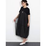 チュールドッキングコクーンワンピース | スール ミルポア(soeur7 