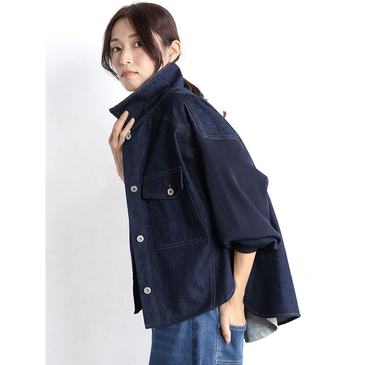 袖切替デニムジャケット | クローブ(CLOVE) | マルイウェブチャネル